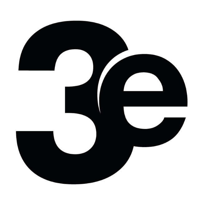 3E logo